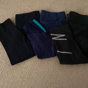 3 pairs Nike Capri workout tights